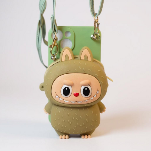 LABUBU COVER IPHONE WITH A WALLET