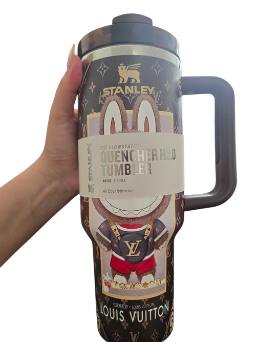 Custom Labubu Character Tumbler 40oz with Straw