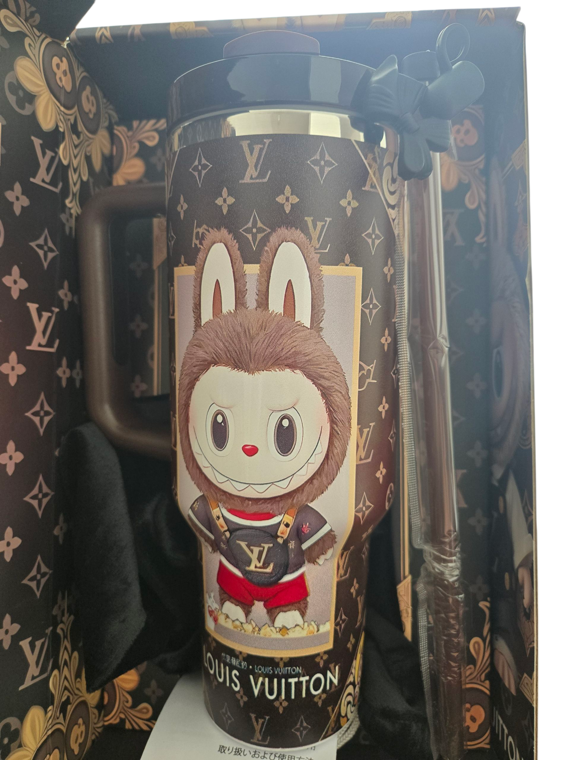 Custom Labubu Character Tumbler 40oz with Straw