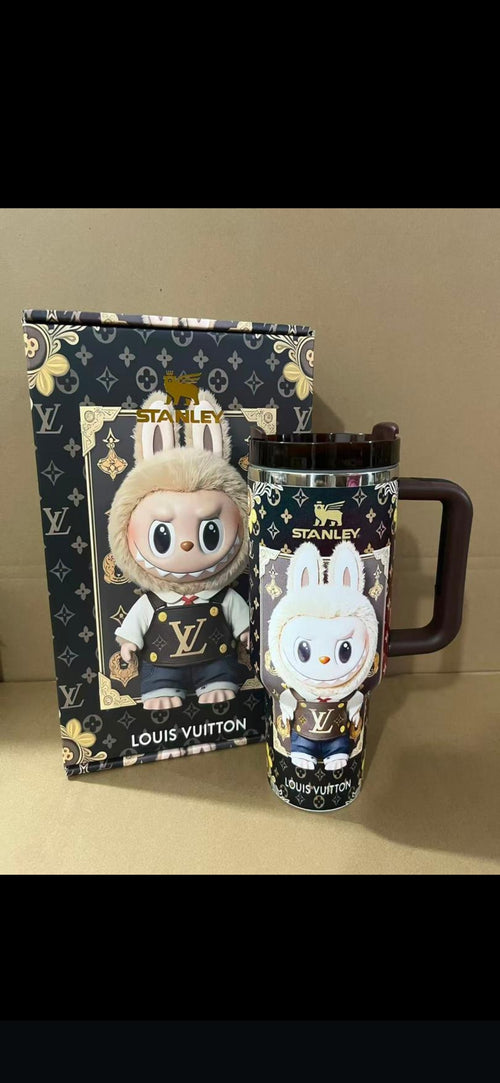 Custom Labubu Character Tumbler 40oz with Straw