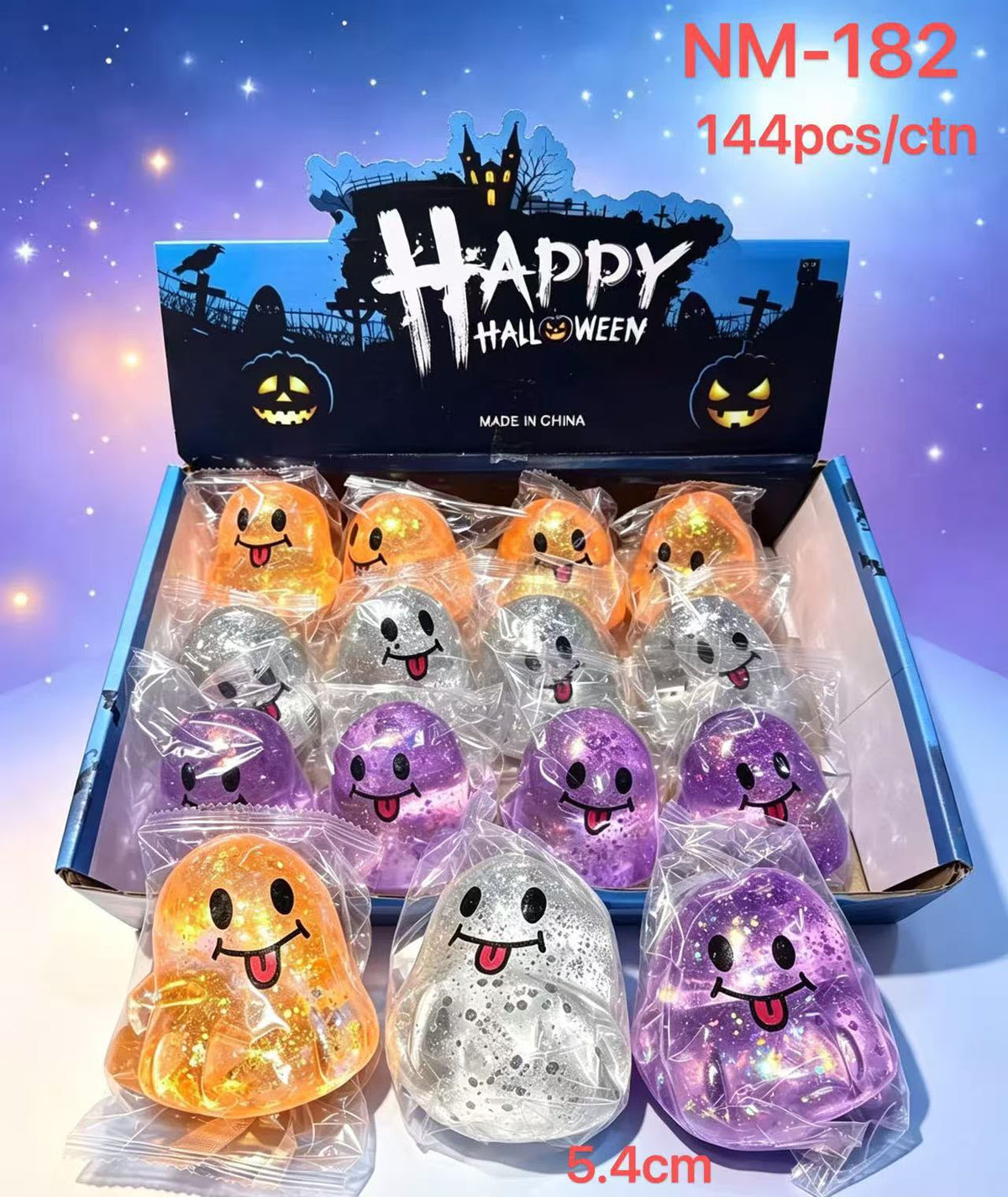 Halloween Ghost Squishy Toy Case NM-182