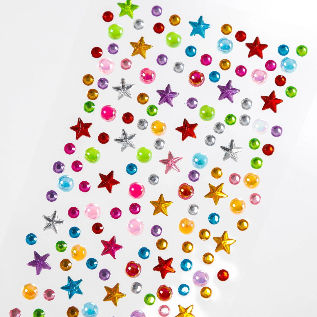 3D Blaze Rhinestone Sticker Sheets – Mix Pack (10 Sheets)