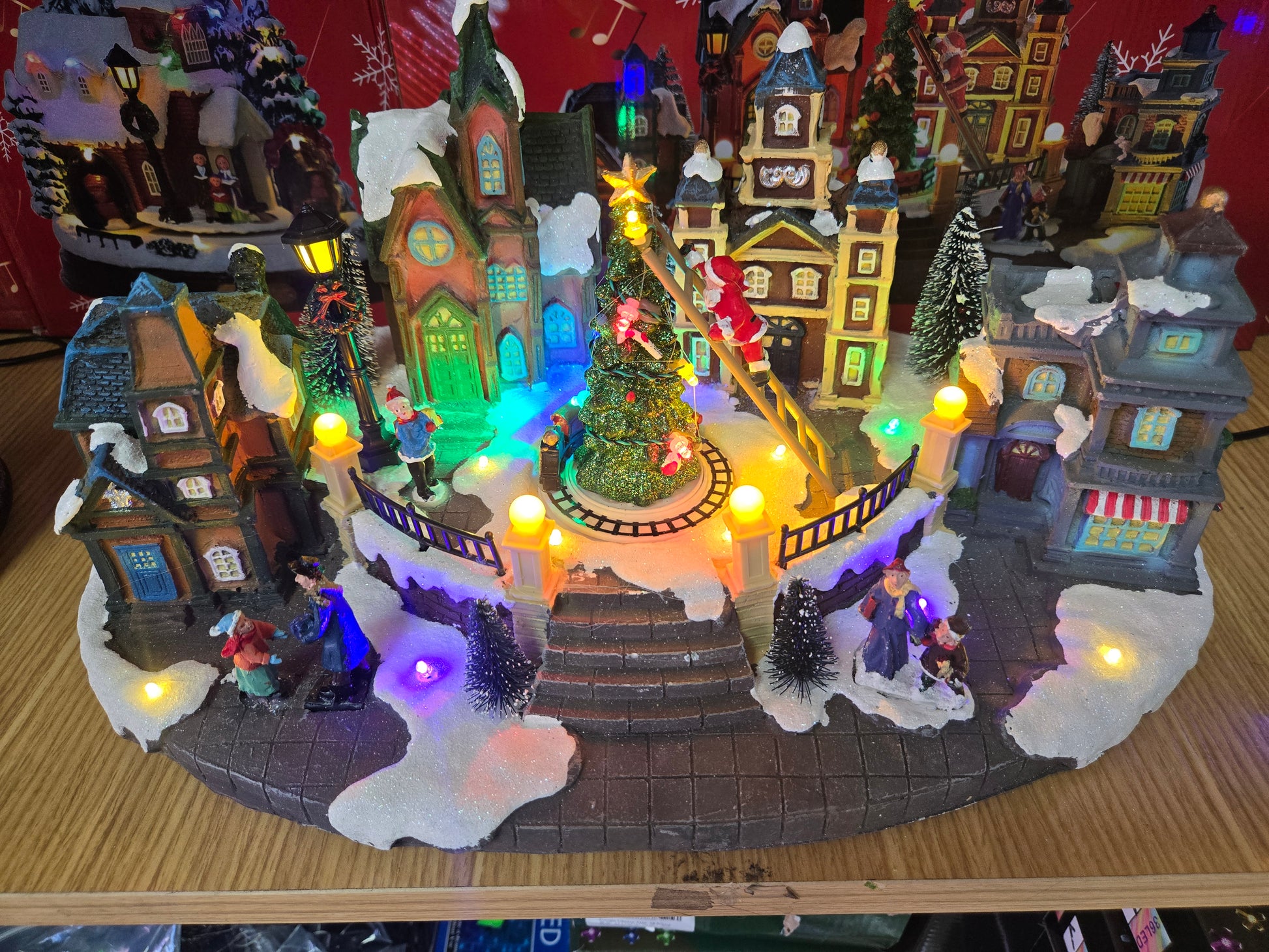 Winterglow Village - Illuminated Christmas Village Display
