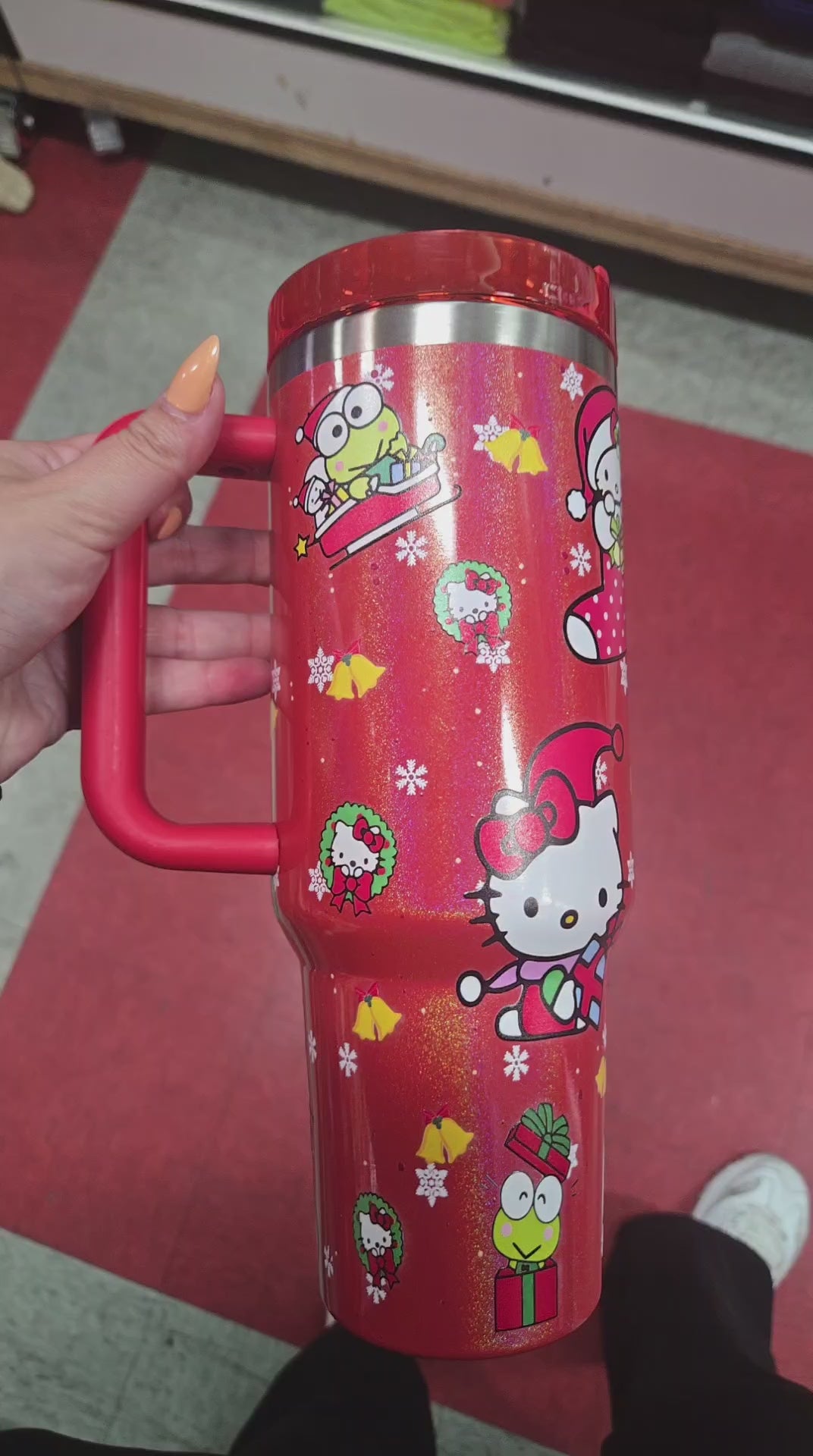 Hello Kitty Holiday Stanley Tumbler - Limited Edition Red