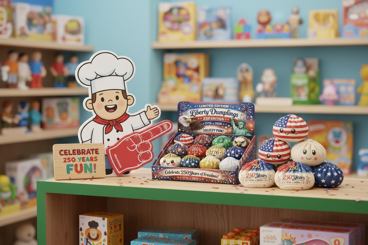 Liberty Dumplings™ – 250th Anniversary Limited Edition (Collectible Squishy Set. 12 units)