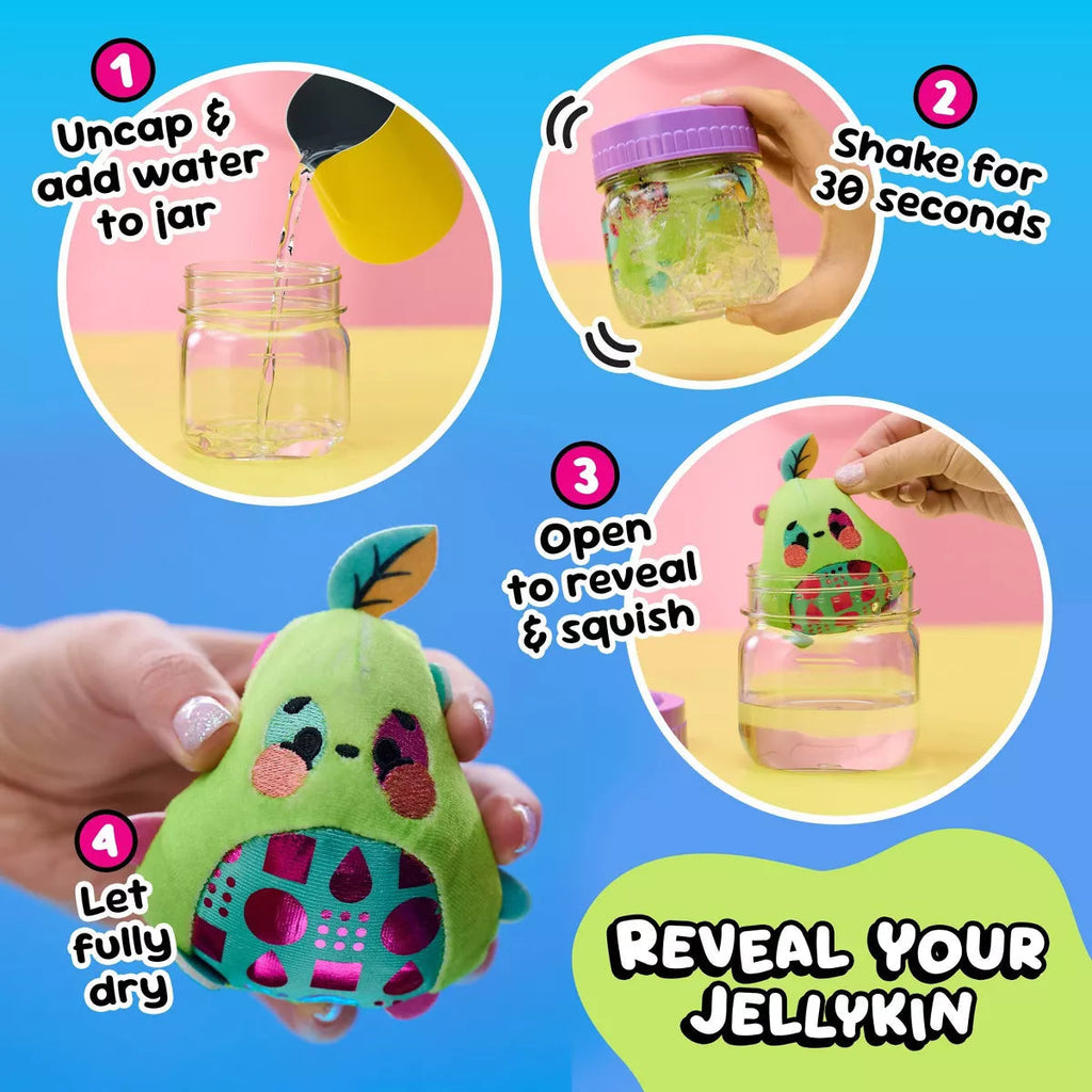 Magic Jellykins Surprise Plush – Just Add Water | 1 Mystery Character