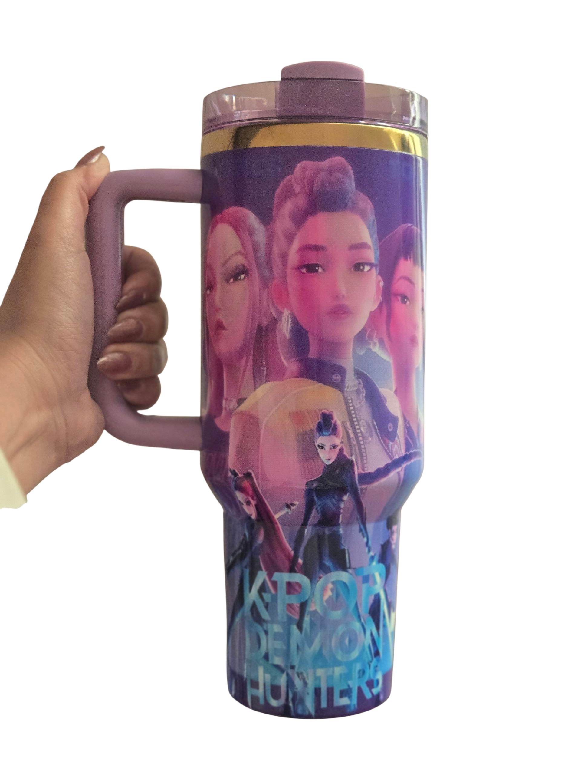 Kpop Demon Hunters Inspired Stanley Cup with Gift Box