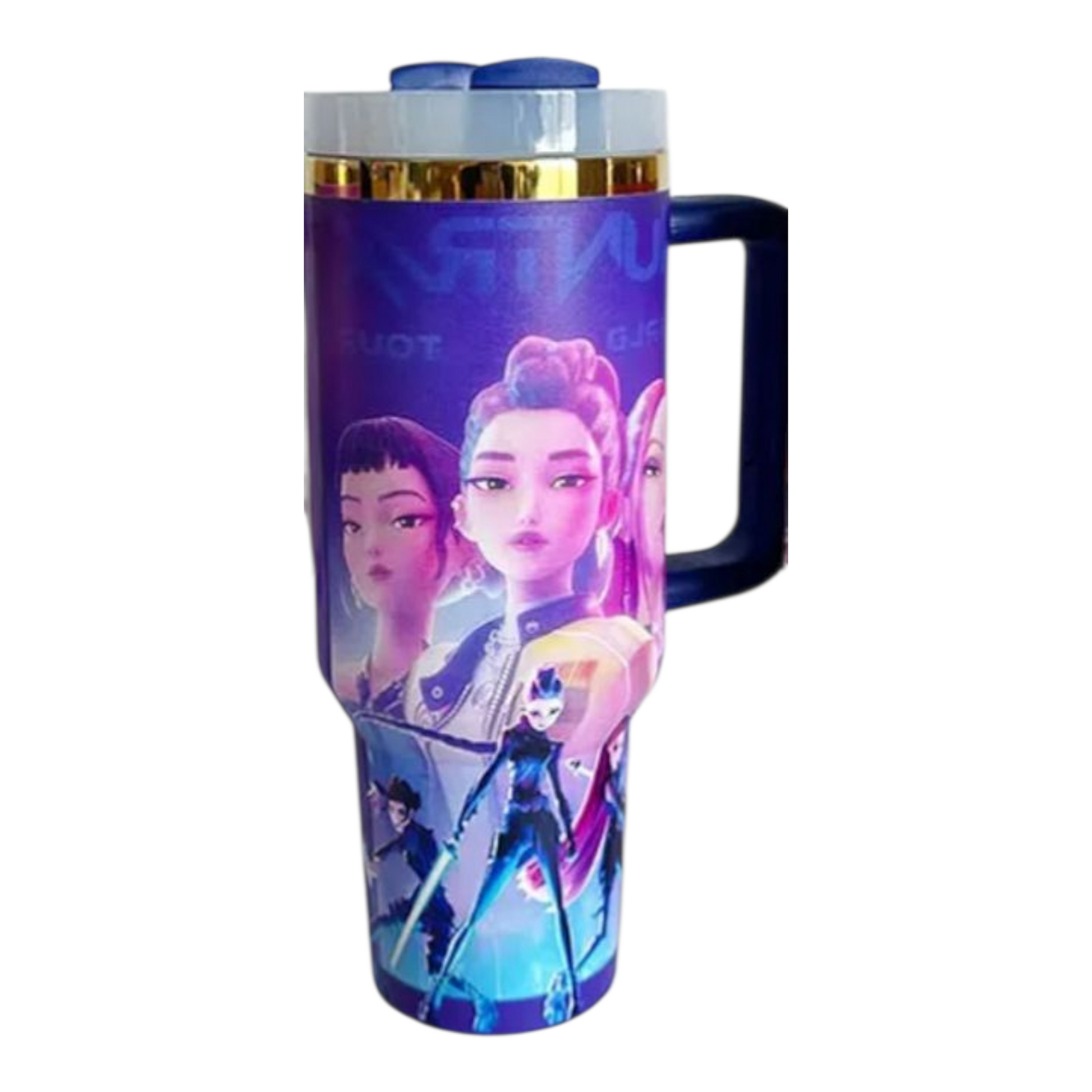 Kpop Demon Hunters Inspired Stanley Cup with Gift Box