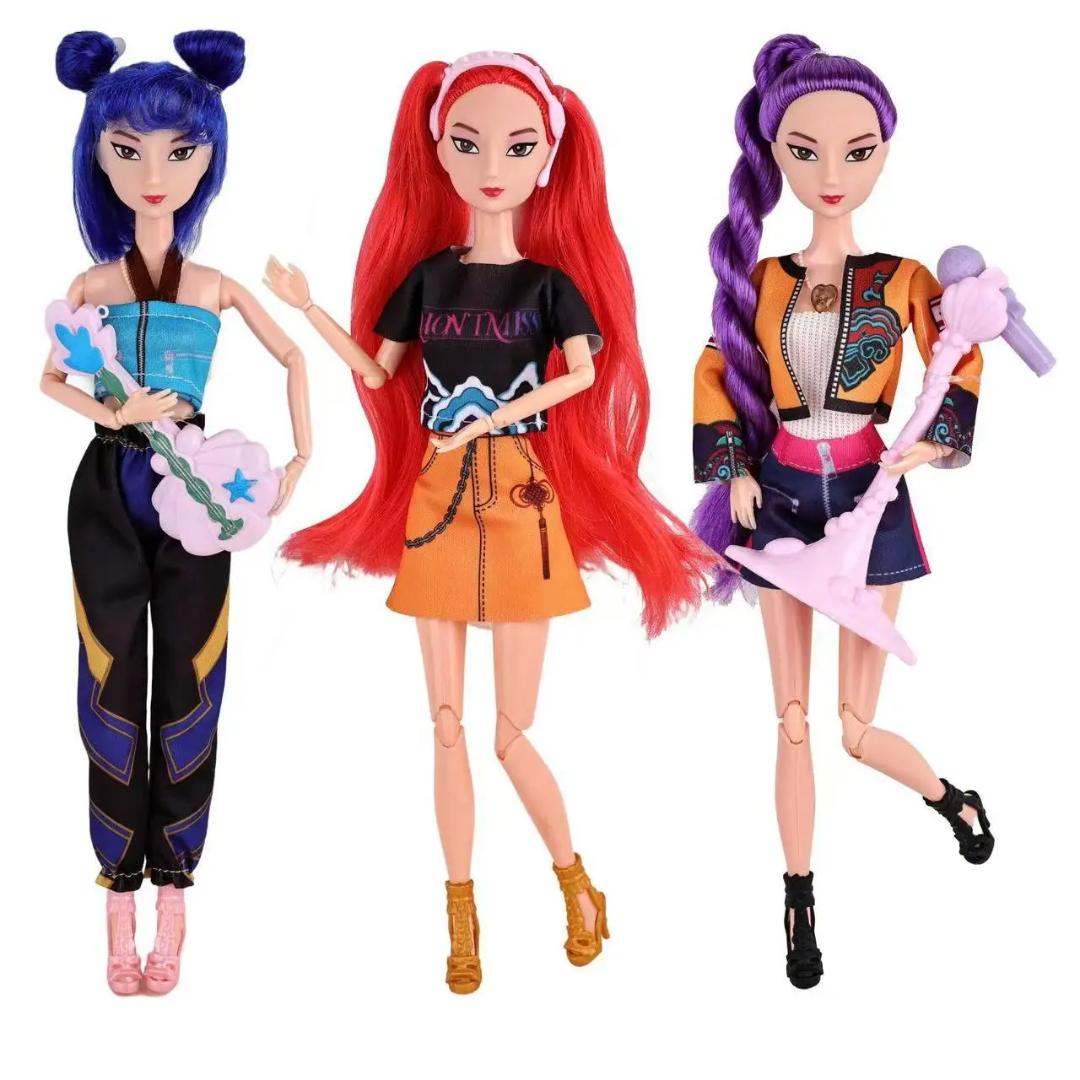 K-Pop Demon Hunters Custom Creation Dolls Set - 3-Piece Collection