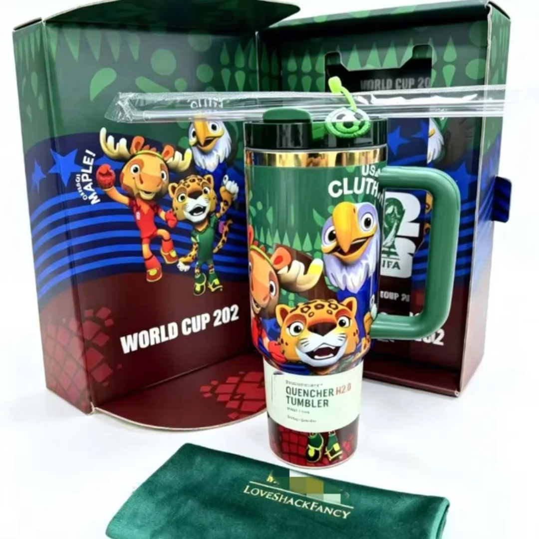 World Cup 2026 Stanley Style Tumbler – Limited Edition ⚽🔥