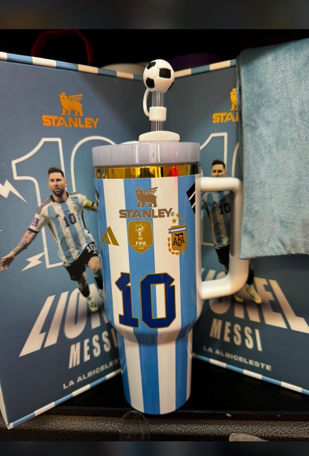 Messi #10 Stanley Cup – Argentina World Champion Edition 🇦🇷🏆