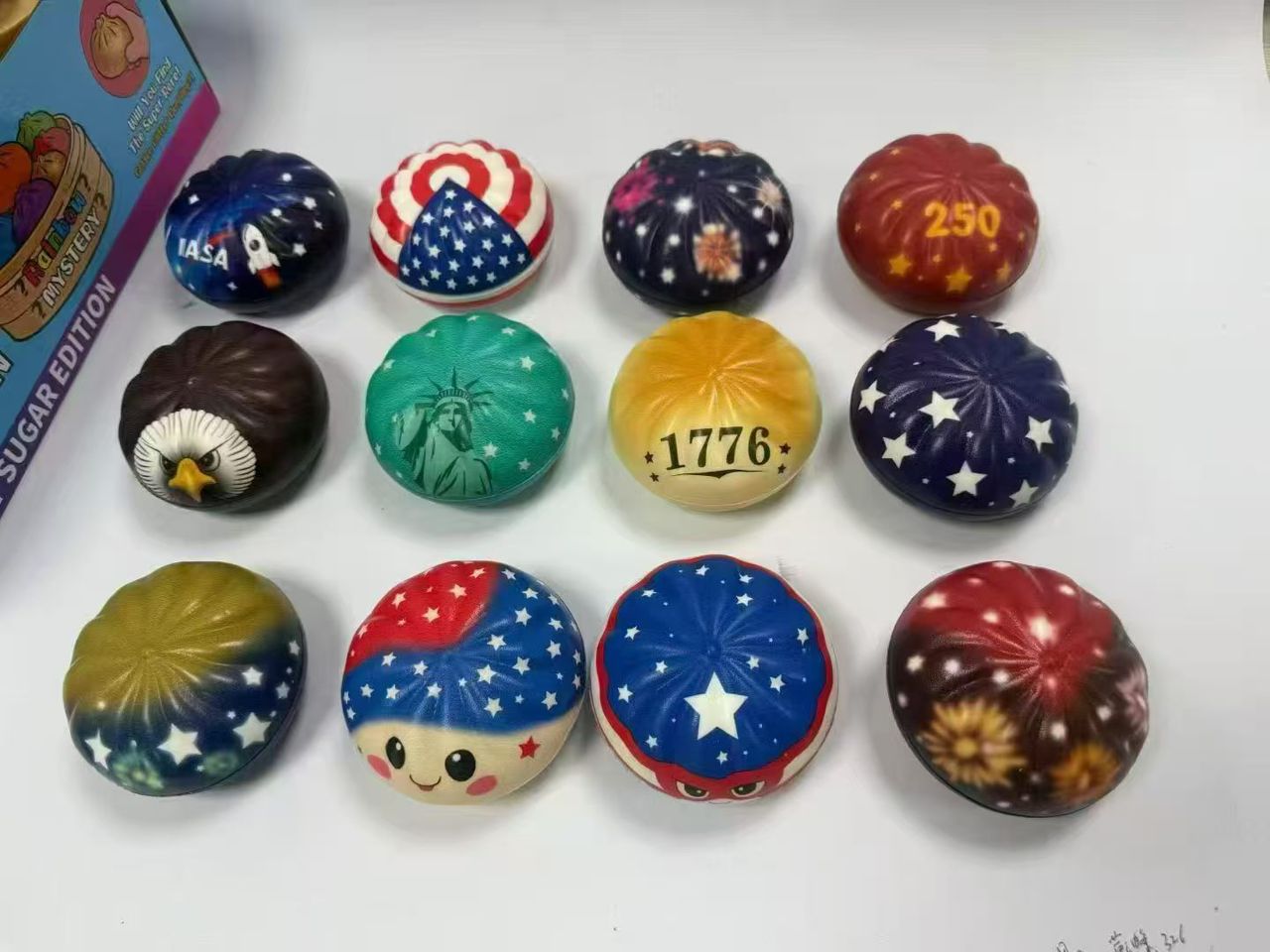 Liberty Dumplings™ – 250th Anniversary Limited Edition (Collectible Squishy Set. 12 units)