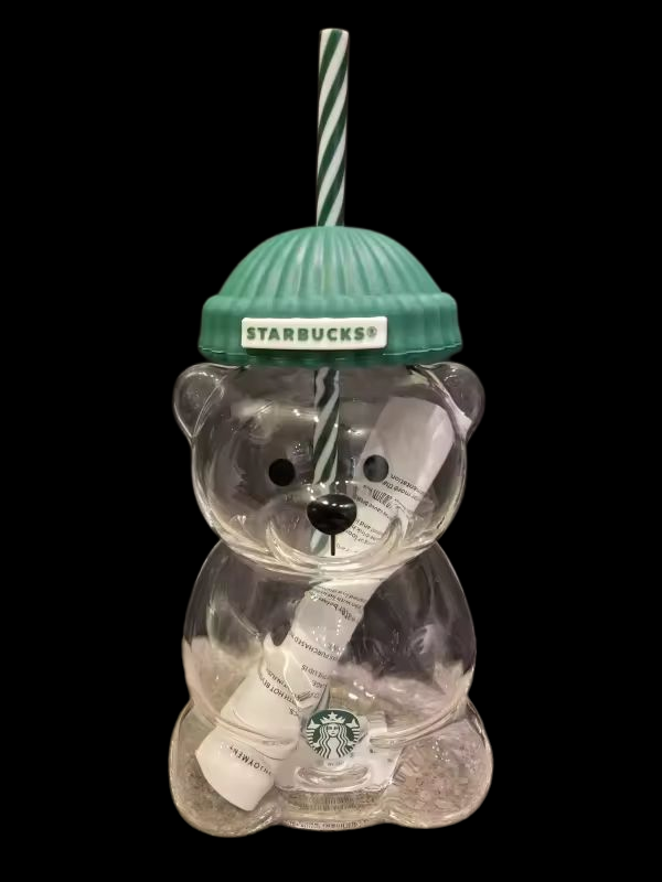 Bearista Starbucks Inspired Glass Cup Custom/Gift Manufacture