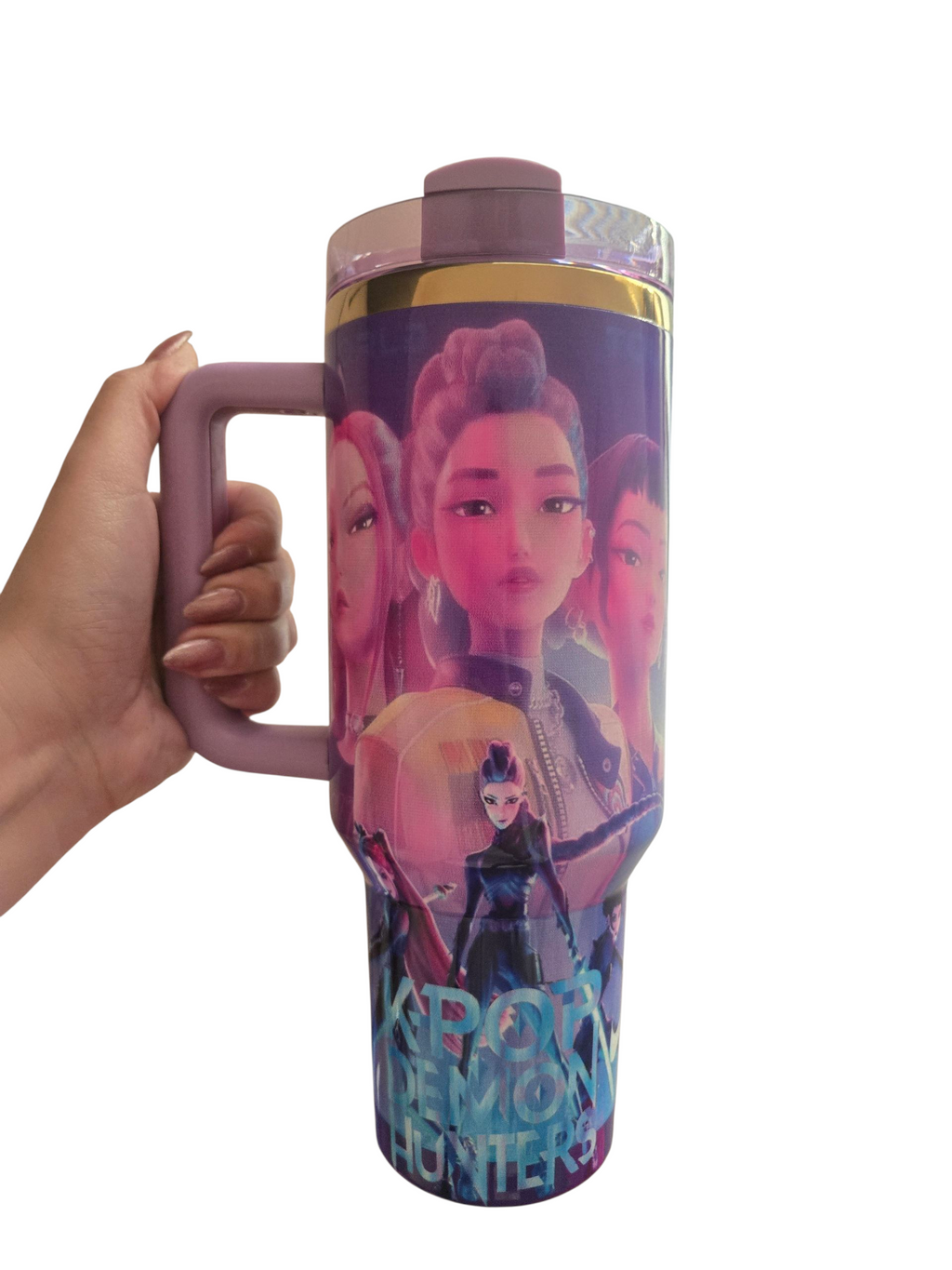 Kpop Demon Hunters Inspired Stanley Cup with Gift Box