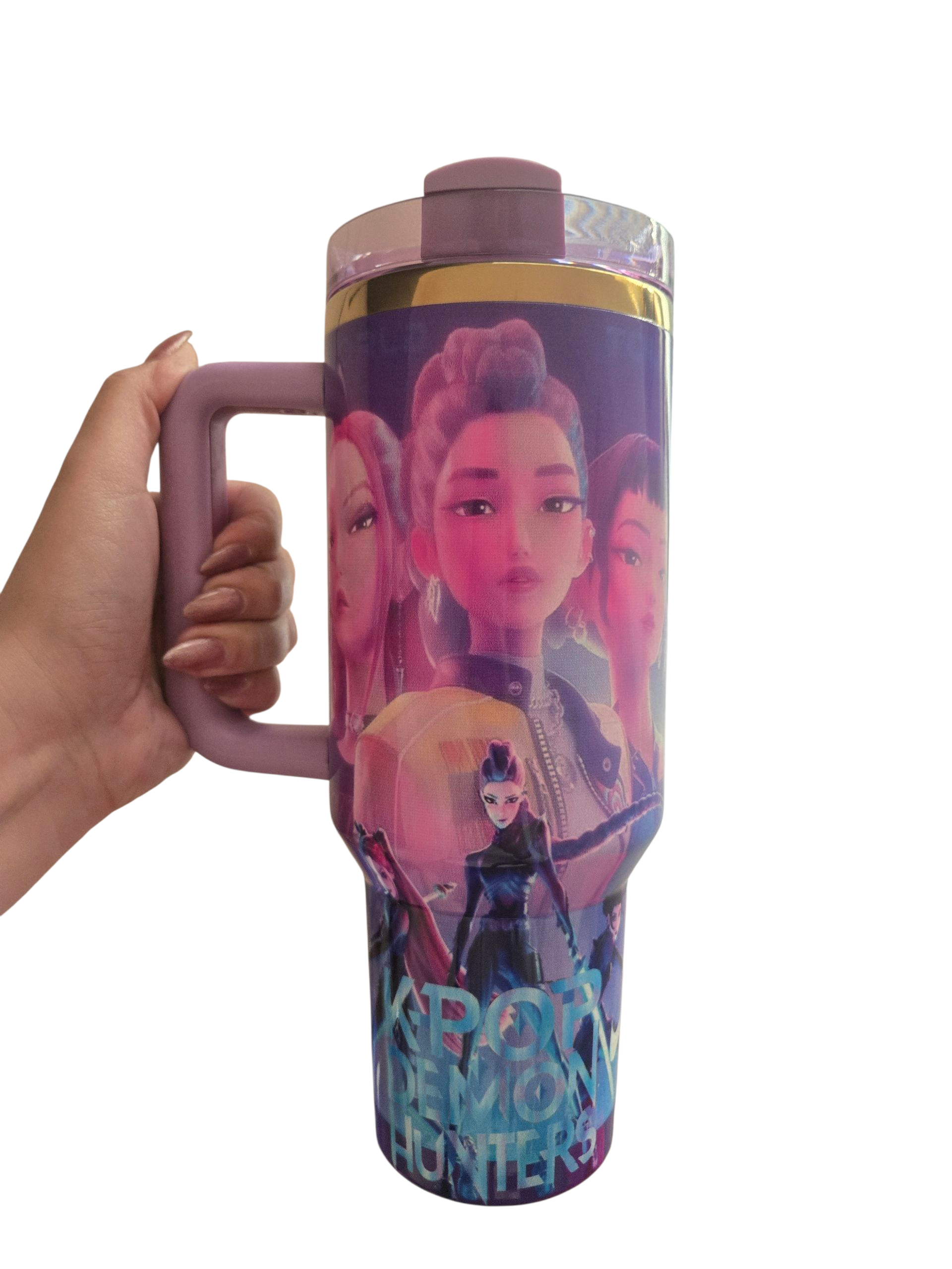 Kpop Demon Hunters Inspired Stanley Cup with Gift Box