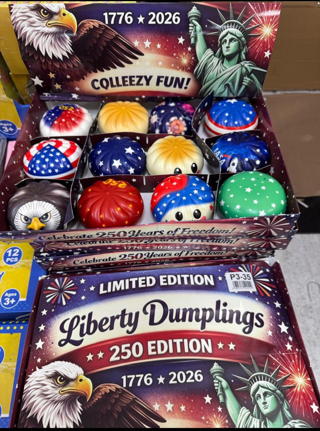 Liberty Dumplings™ – 250th Anniversary Limited Edition (Collectible Squishy Set. 12 units)