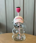 Strawberry Starbucks Inspired Glass Cup Custom/Gift Manufacture