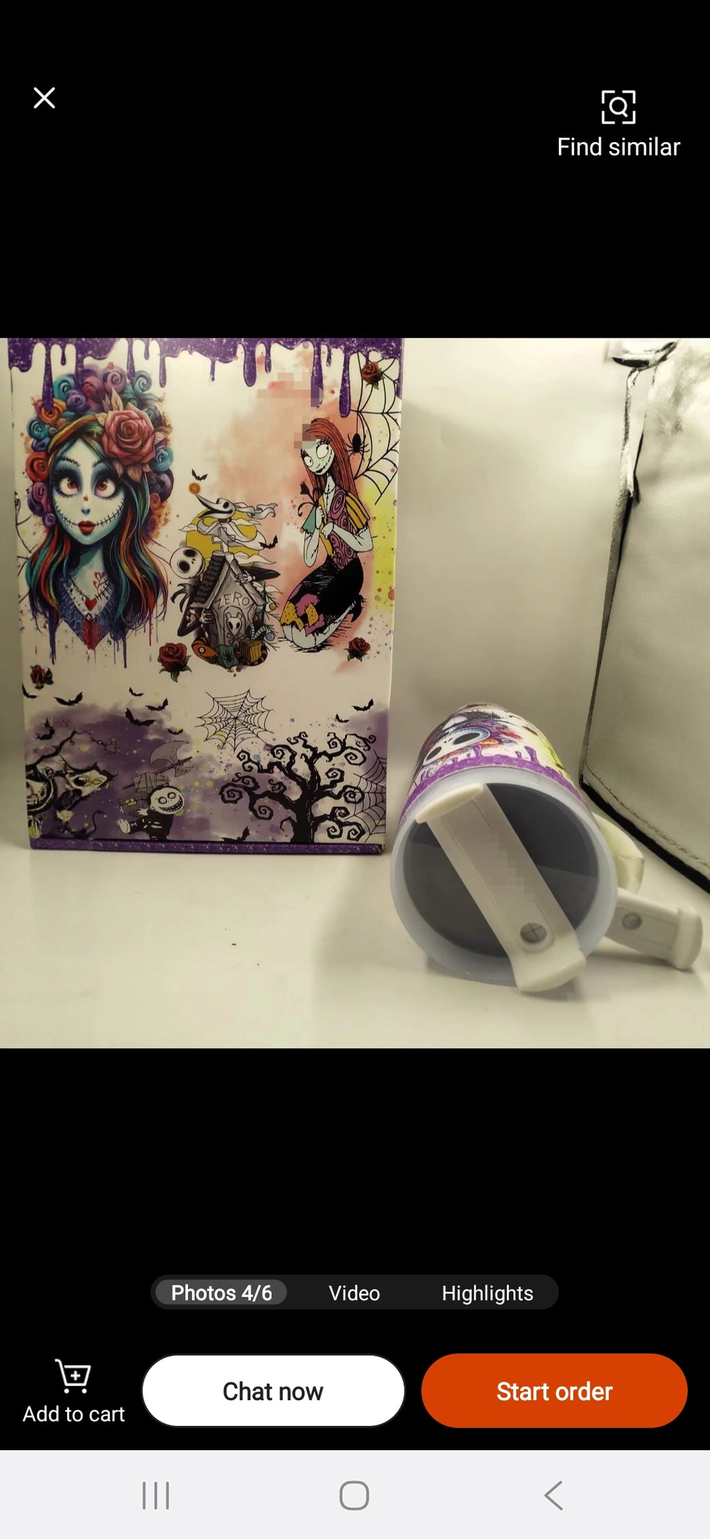 TUMBLR 40 OZ THE NIGHTMARE BEFORE CHRISTMAS- Magical Glow-in-the-Dark Custom Tumbler