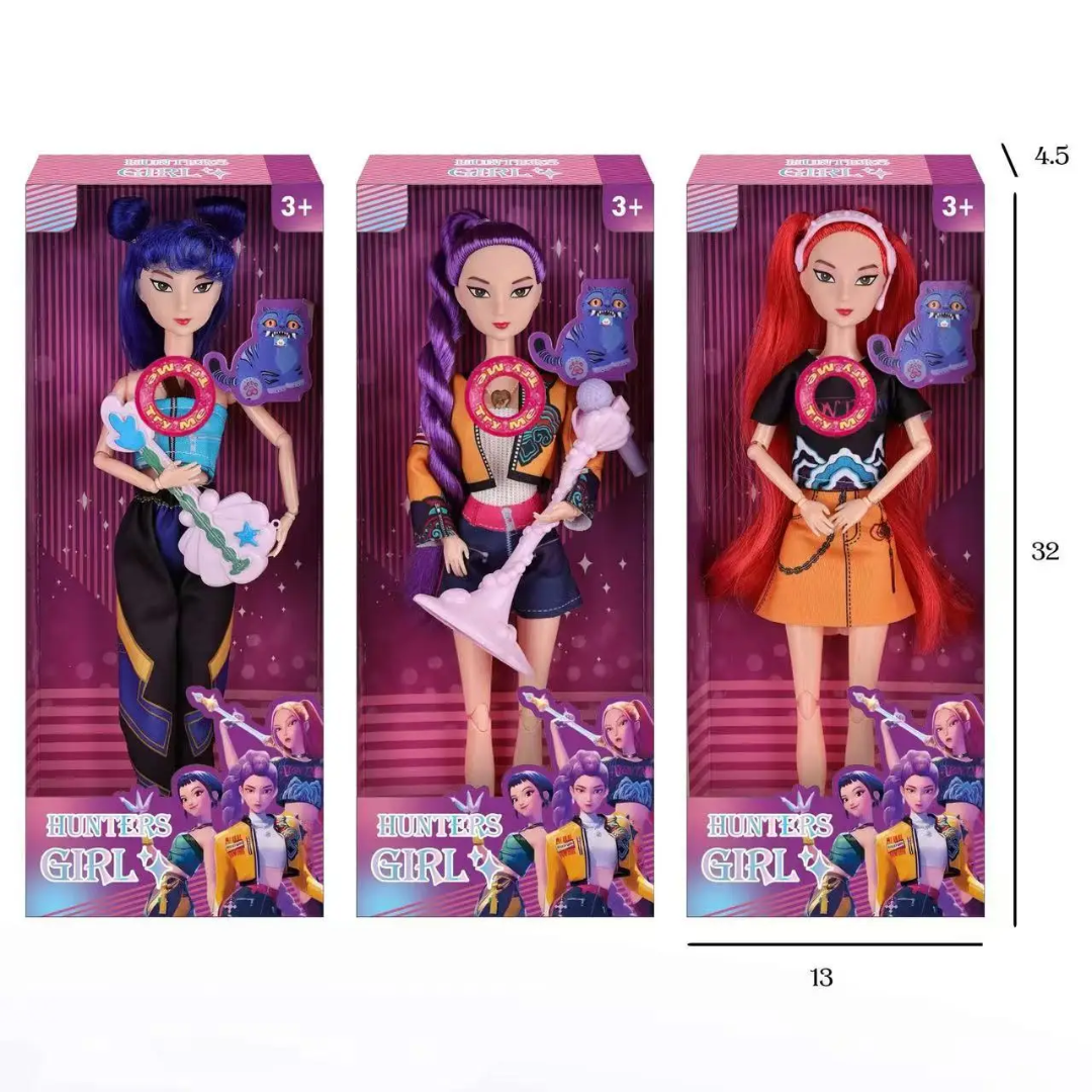 K-Pop Demon Hunters Custom Creation Dolls Set - 3-Piece Collection