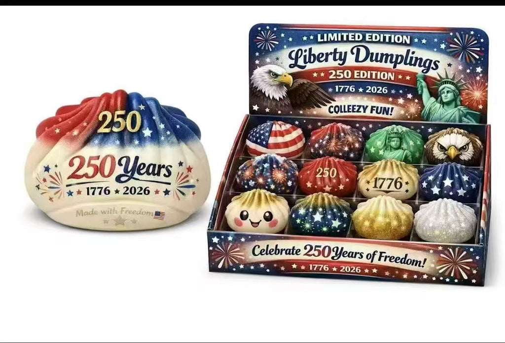 Liberty Dumplings™ – 250th Anniversary Limited Edition (Collectible Squishy Set. 12 units)
