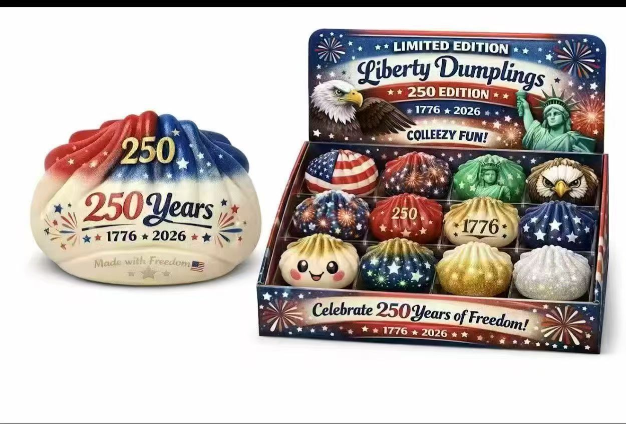 Liberty Dumplings™ – 250th Anniversary Limited Edition (Collectible Squishy Set. 12 units)