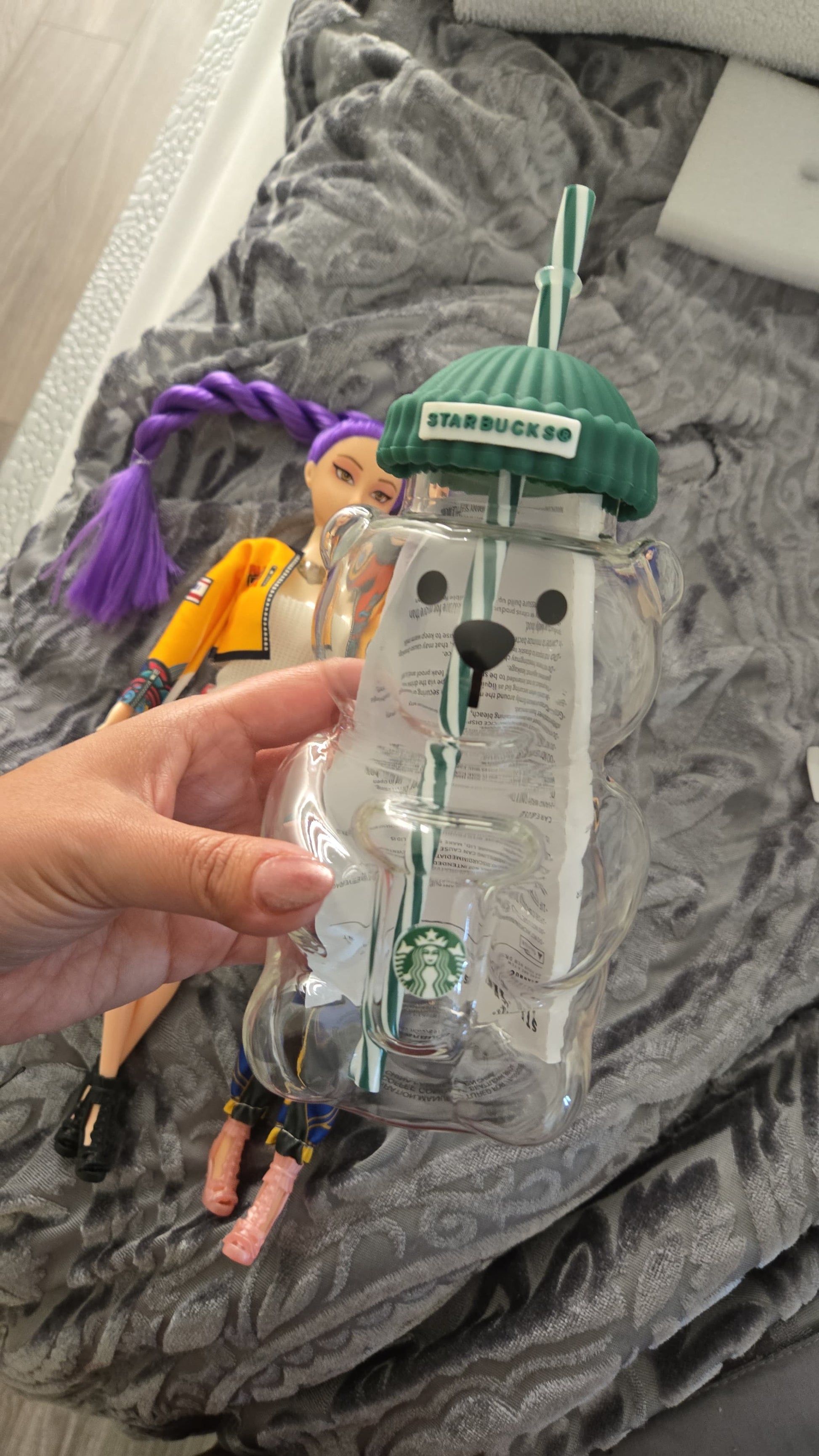 Bearista Starbucks Inspired Glass Cup Custom/Gift Manufacture